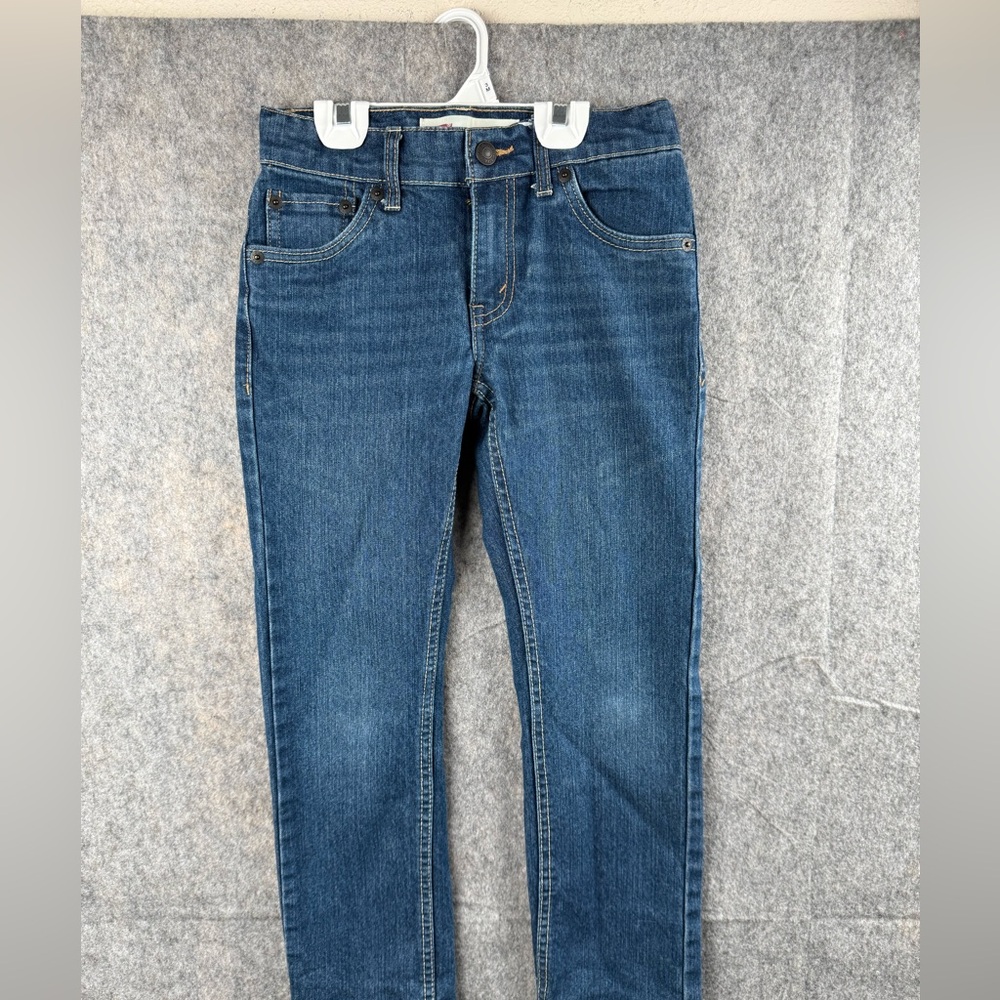 Levis 511 Slim Fit Kids Boys Size 8 regular denim‎ adjustable waist jeans